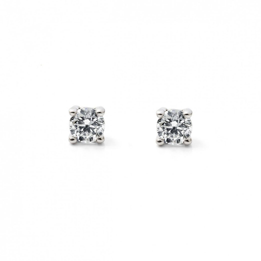 Auskarai su Deimantais 0,116 ct.