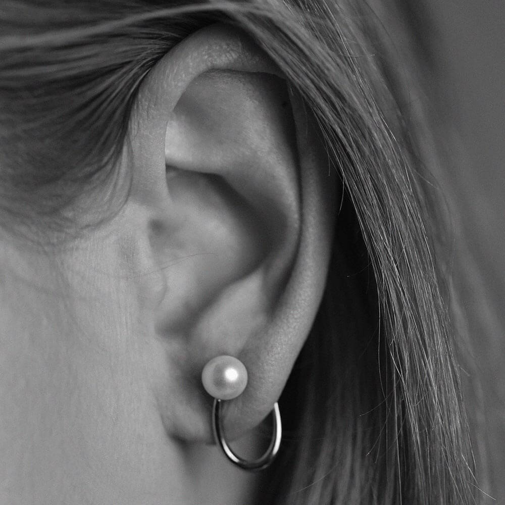 Auksiniai Auskarai su Perlais „MARINA”